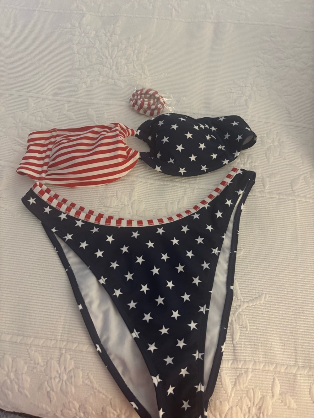 wild fable Red, White & Blue Star Print Bikini Set